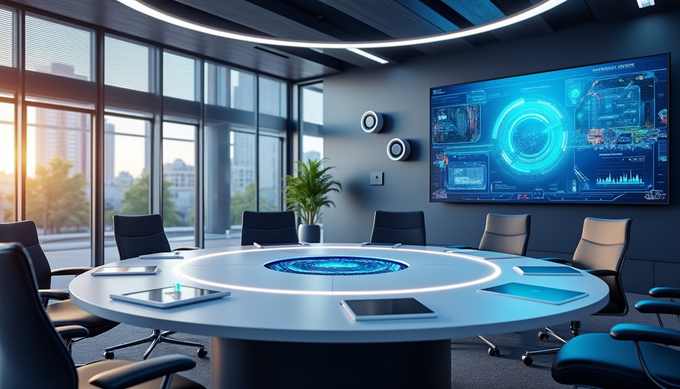 découvrez comment l’intégration audiovisuelle permet de transformer une salle de réunion en un espace connecté, favorisant collaboration, productivité et expériences interactives grâce à des solutions technologiques innovantes.